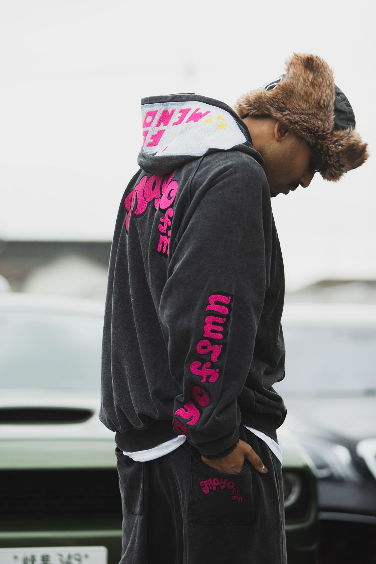 POWERPUFF MAYO EMBROIDERY SWEAT PANTS