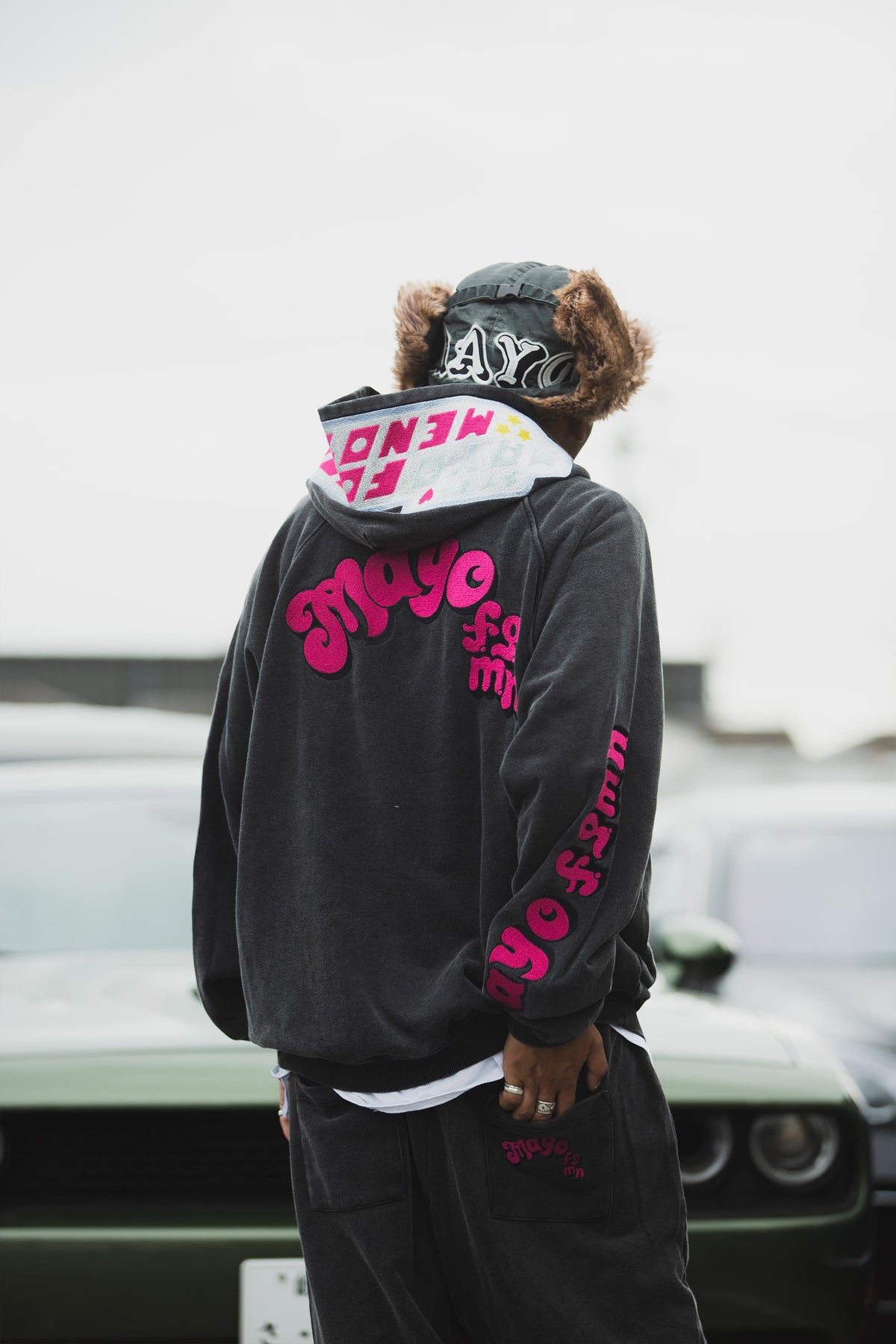 POWERPUFF MAYO EMBROIDERY SWEAT PANTS
