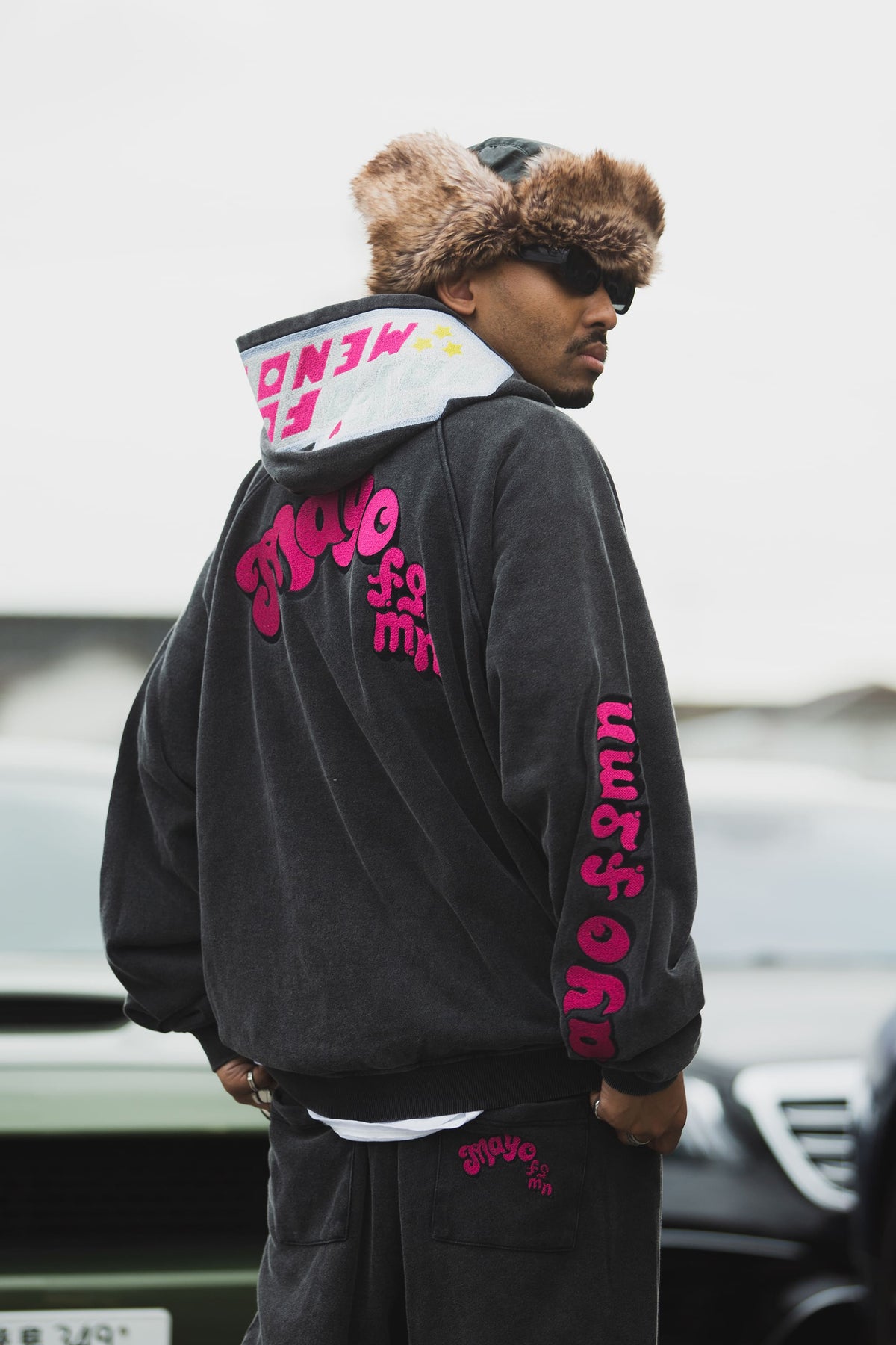 POWERPUFF MAYO EMBROIDERY SWEAT PANTS