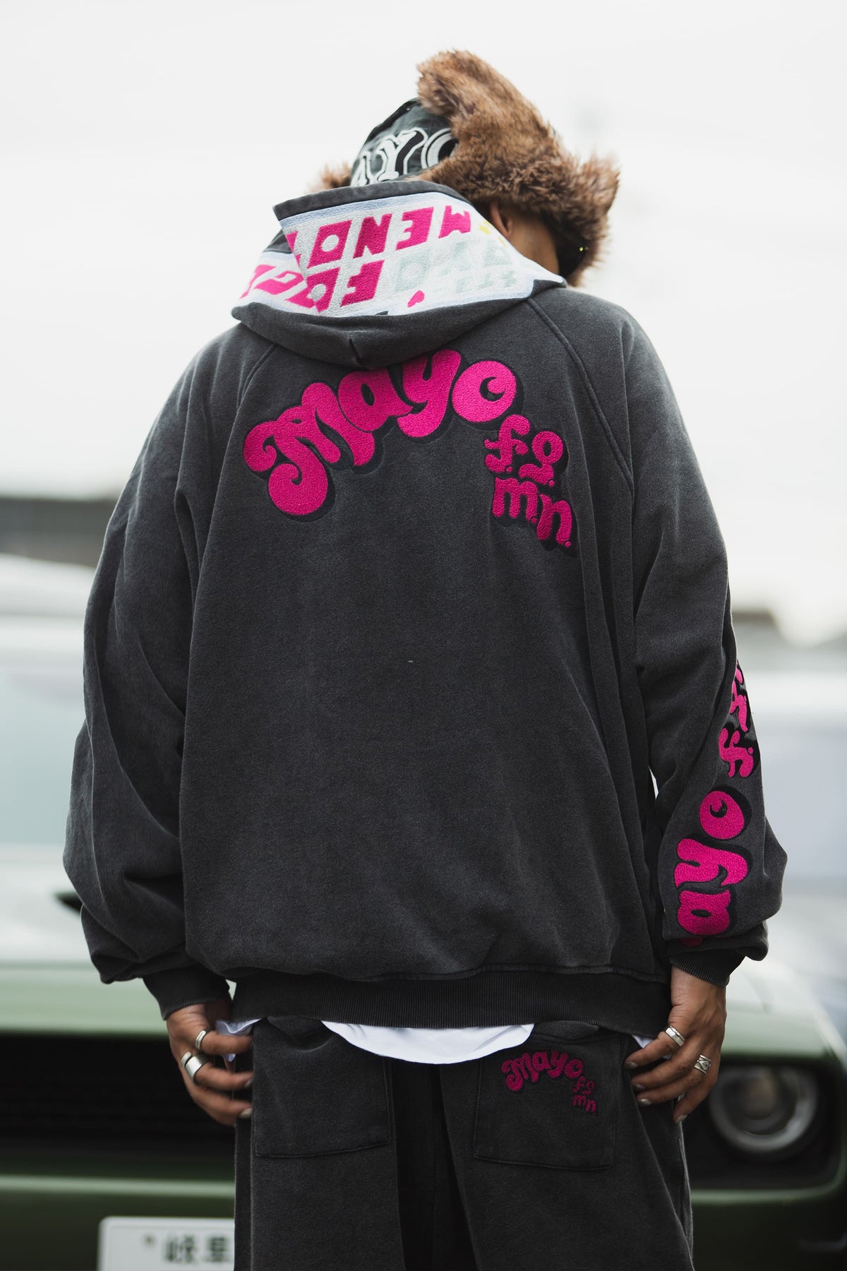 POWERPUFF MAYO EMBROIDERY SWEAT PANTS