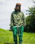 MAYO CROSS BONES EMBROIDERY NYLON MOUNTAIN PARKA - GREEN