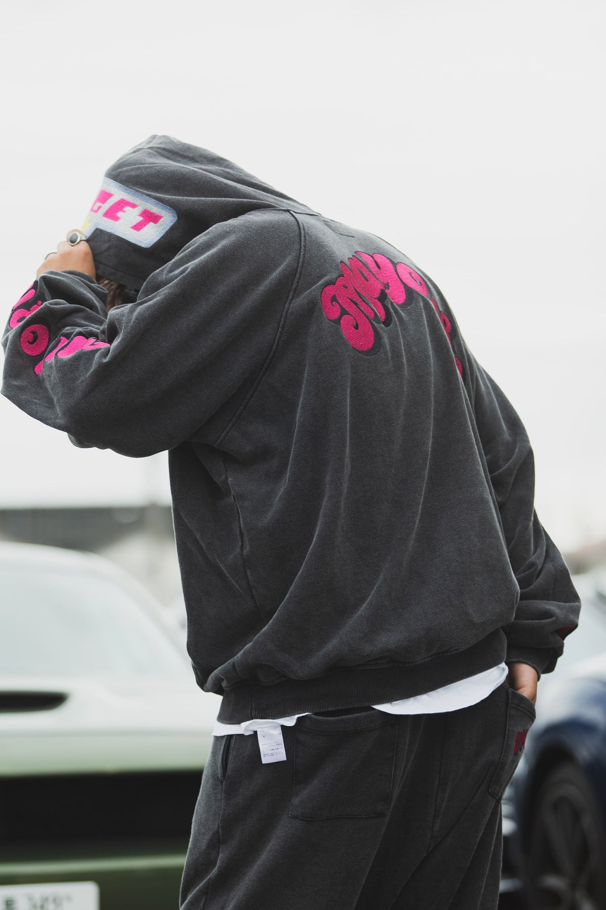 POWERPUFF MAYO EMBROIDERY SWEAT PANTS