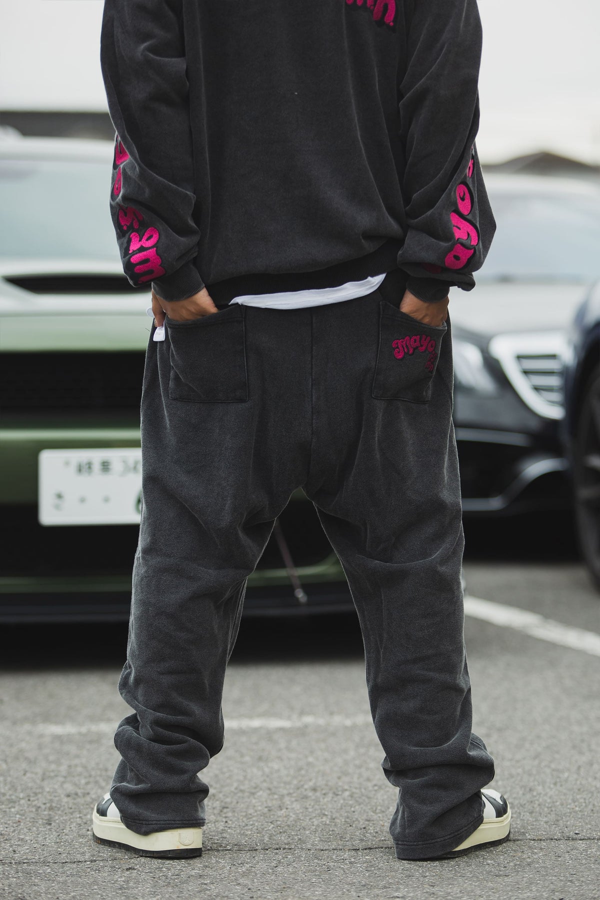 POWERPUFF MAYO EMBROIDERY SWEAT PANTS