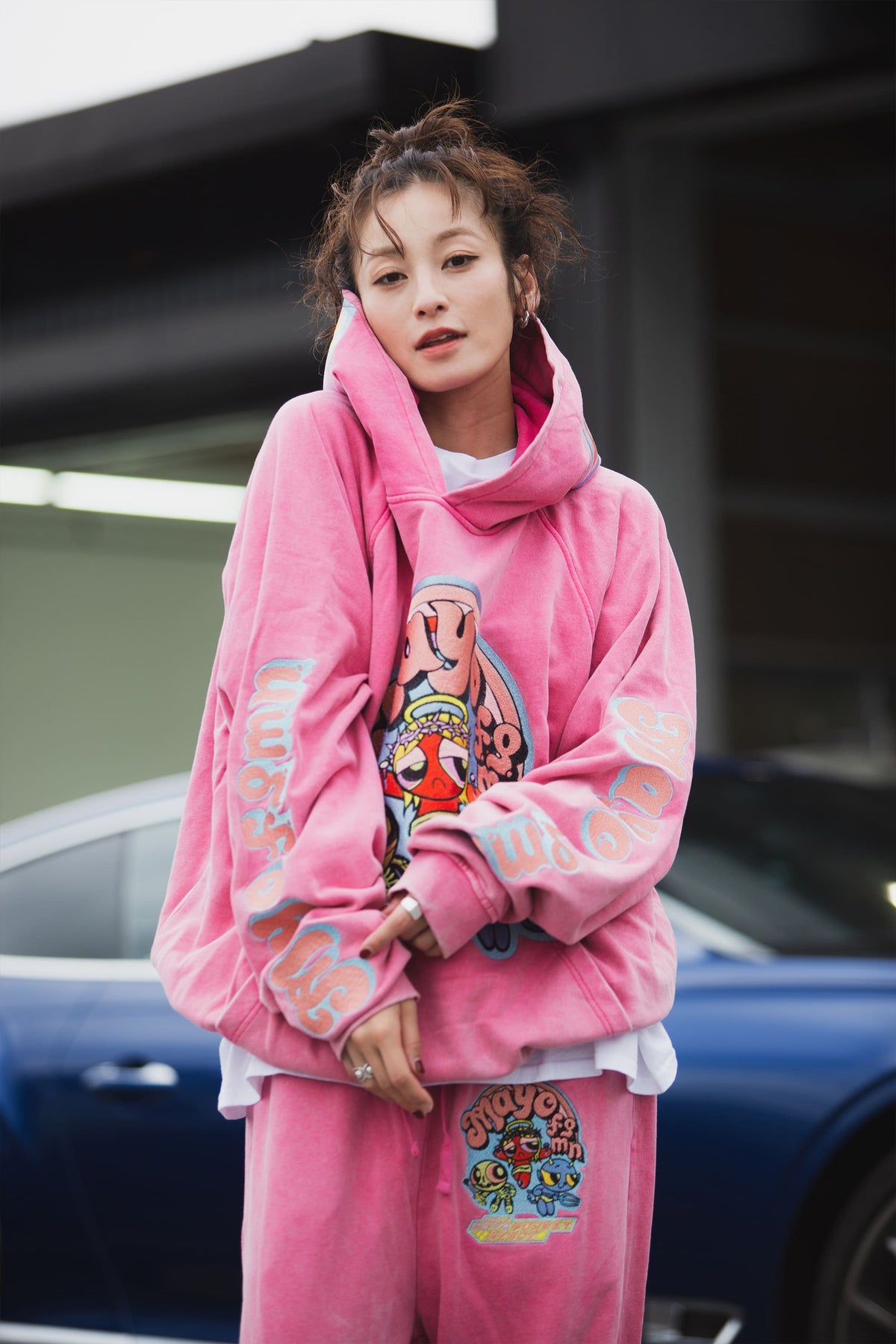 POWERPUFF MAYO EMBROIDERY HOODIE