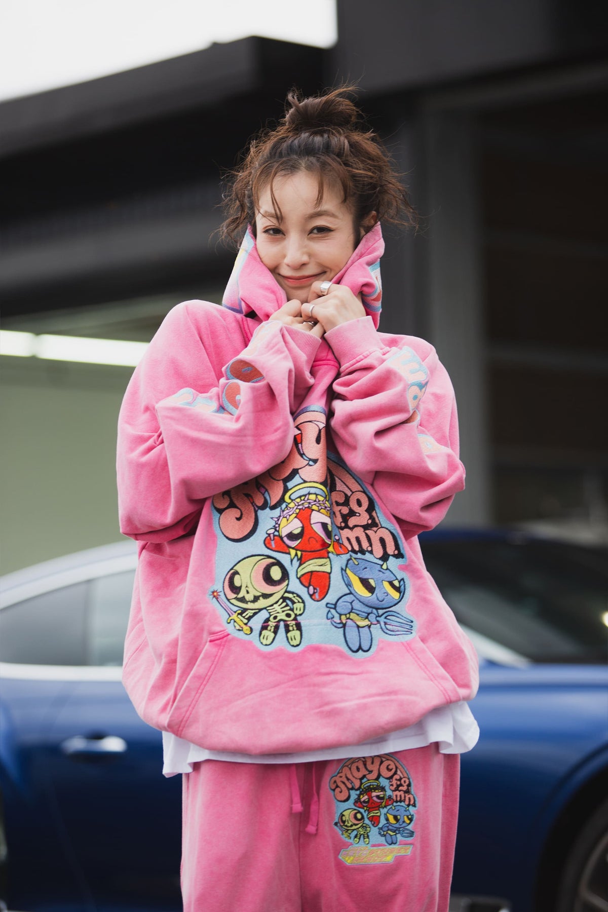POWERPUFF MAYO EMBROIDERY HOODIE