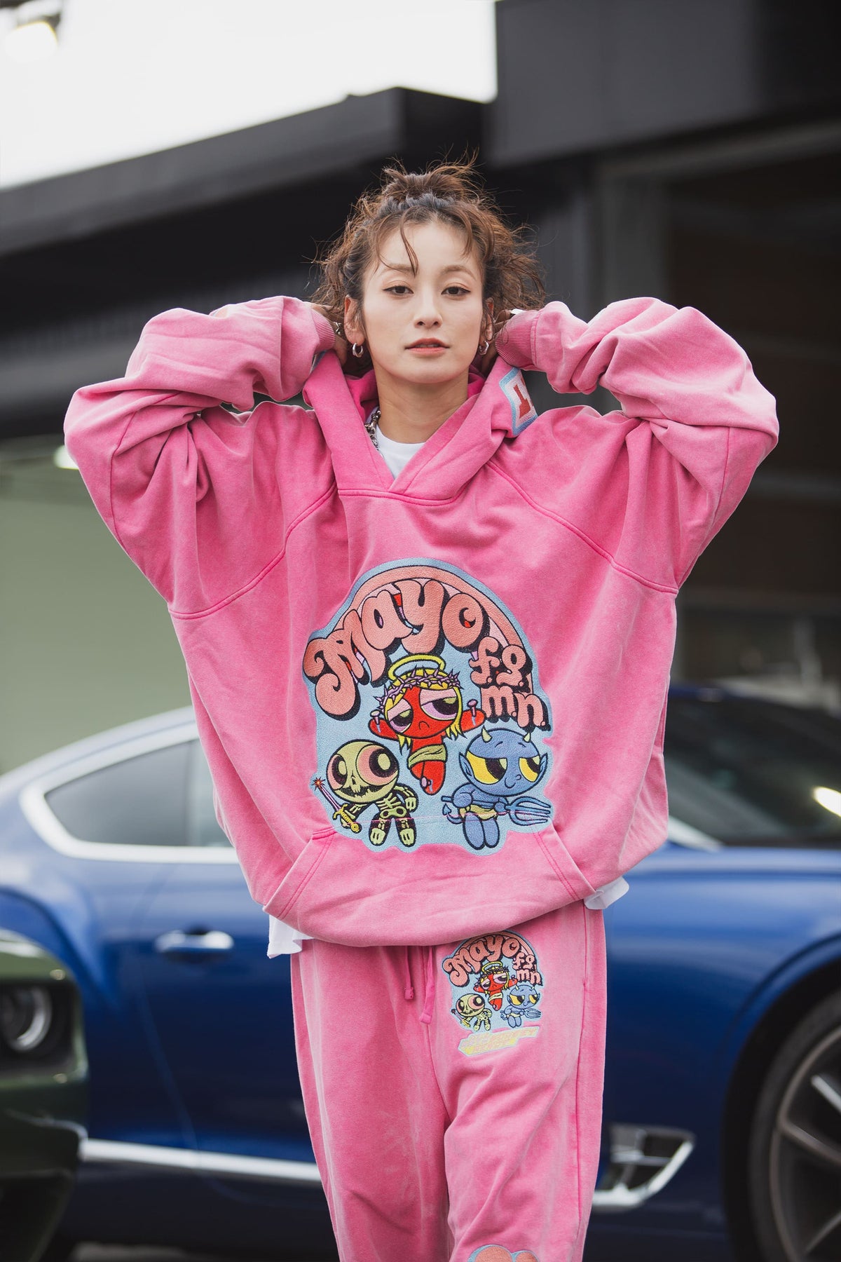 POWERPUFF MAYO EMBROIDERY HOODIE