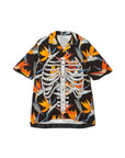 Bird of paradise bone shirts - black