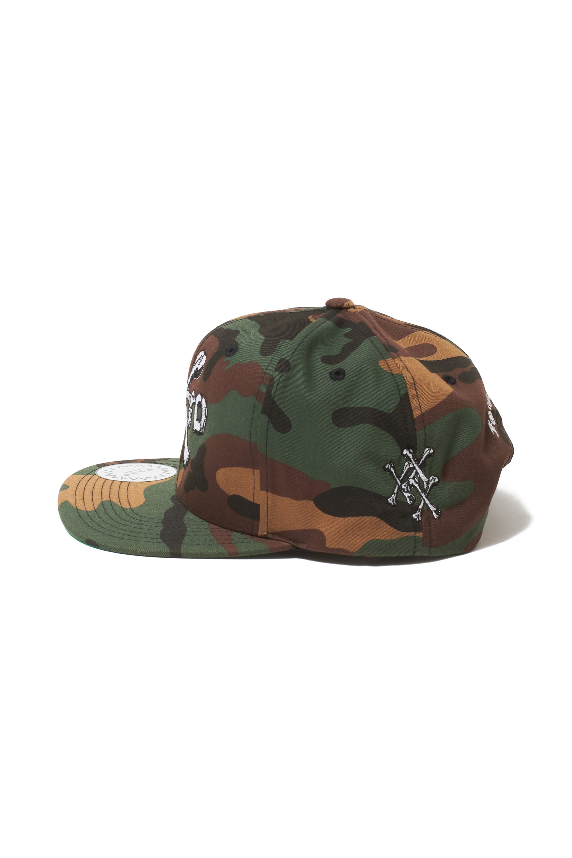 【WEB LIMITED】MAYO CROSS BONE Embroidery CAP - CAMO