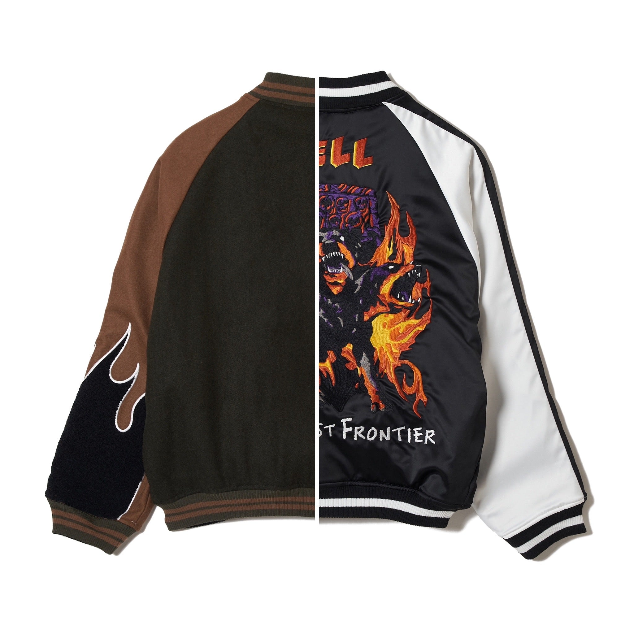 MAYO FIRE 刺繍リバーシブルスーベニアジャケット