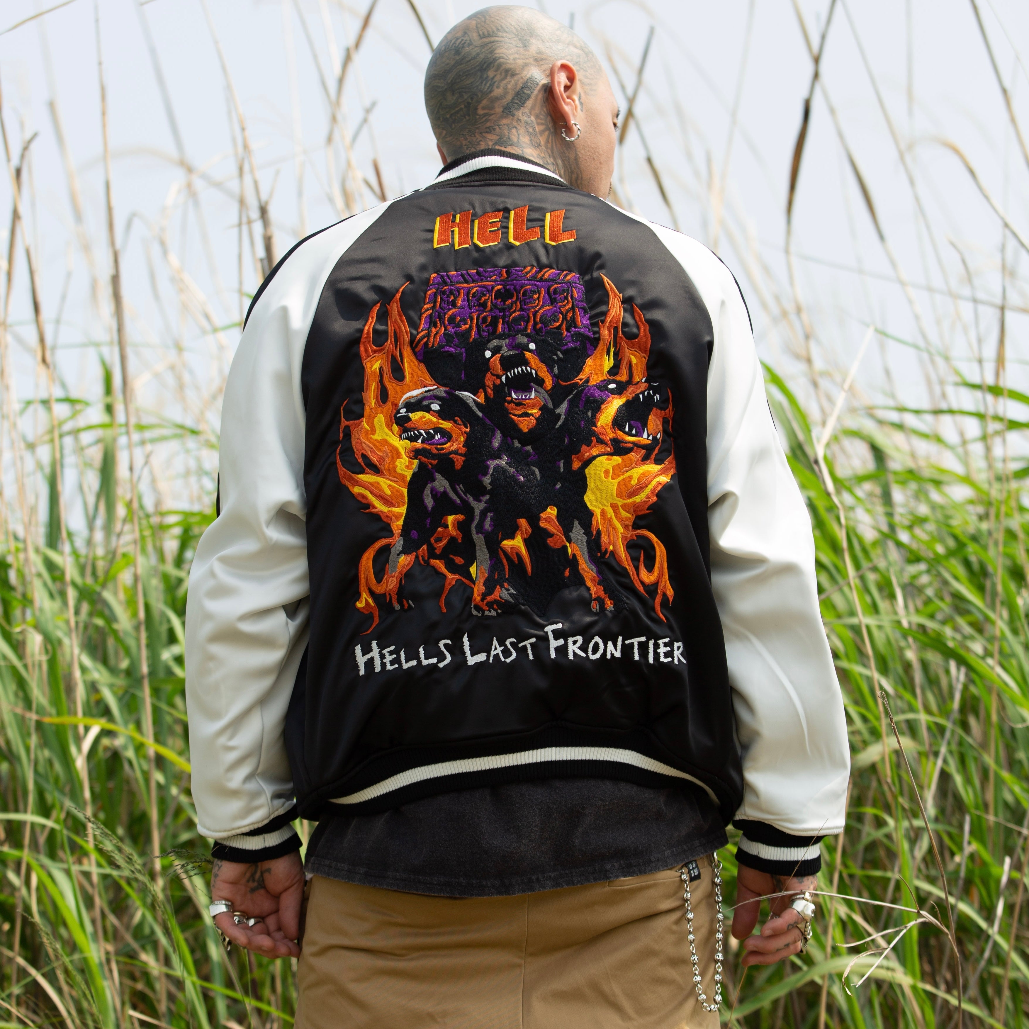 MAYO FIRE 刺繍リバーシブルスーベニアジャケット