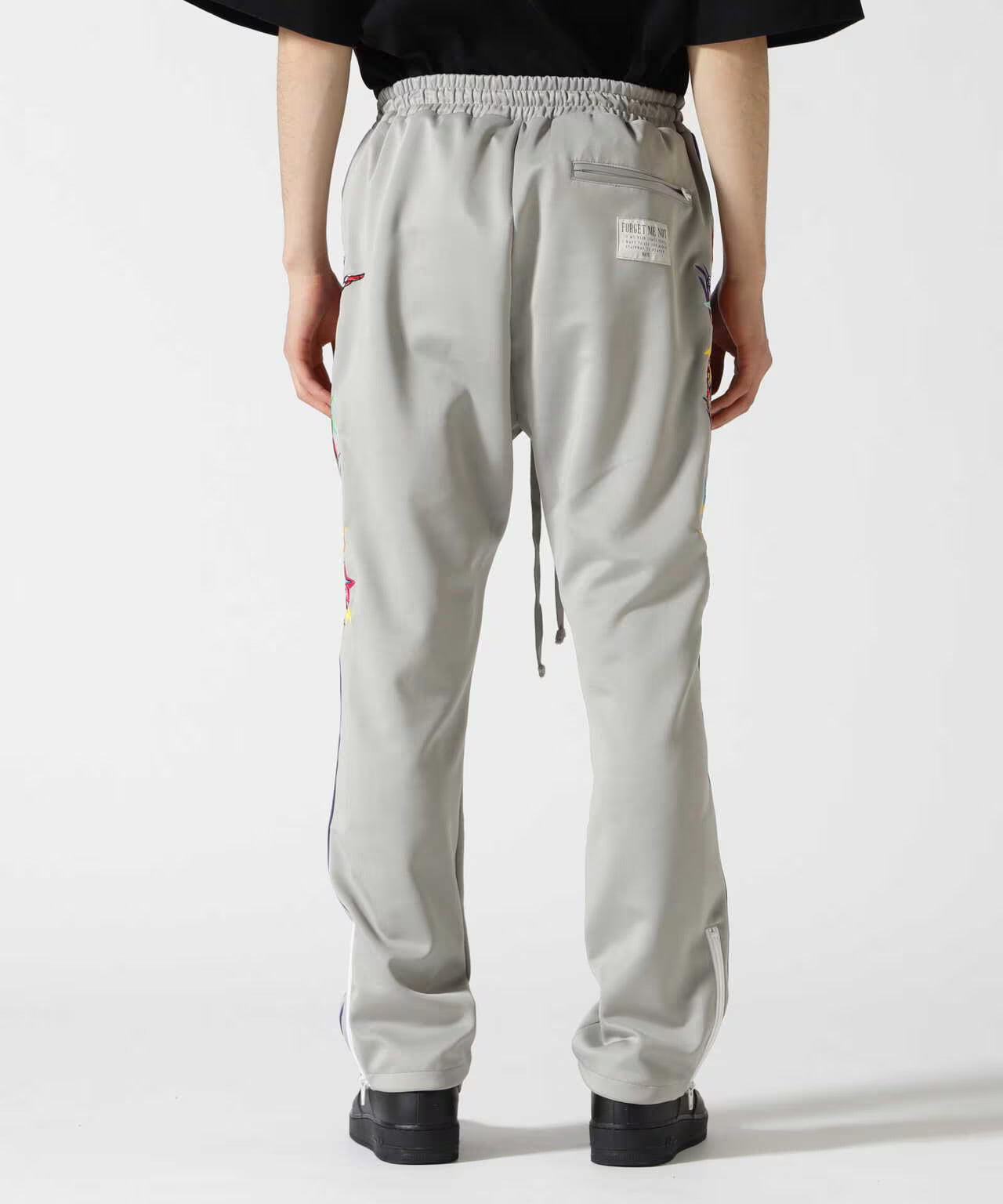 MAYO CHAOS EMBROIDERY Track Pants - GRAY