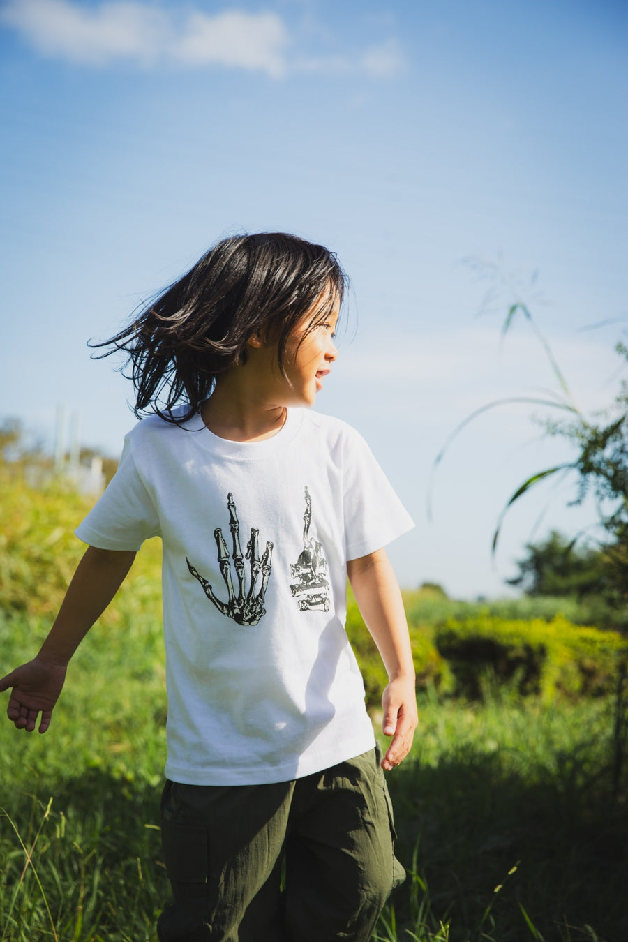 【KIDS】 F●CKIN F●CK PRINT  SHORT SLEEVE TEE - WHITE