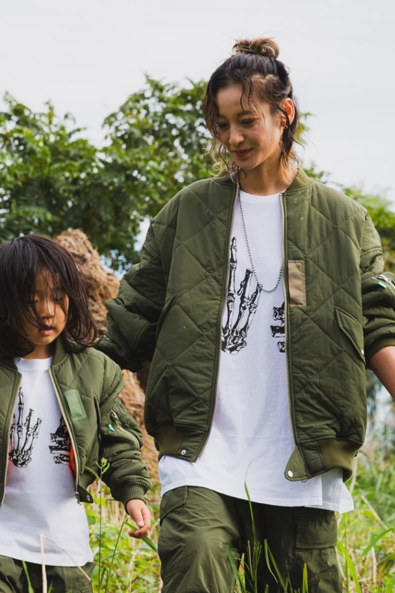 【KIDS】EAGLE  EMBROIDERY NYLON JKT -   OLIVE