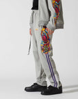 MAYO CHAOS EMBROIDERY Track Pants - GRAY