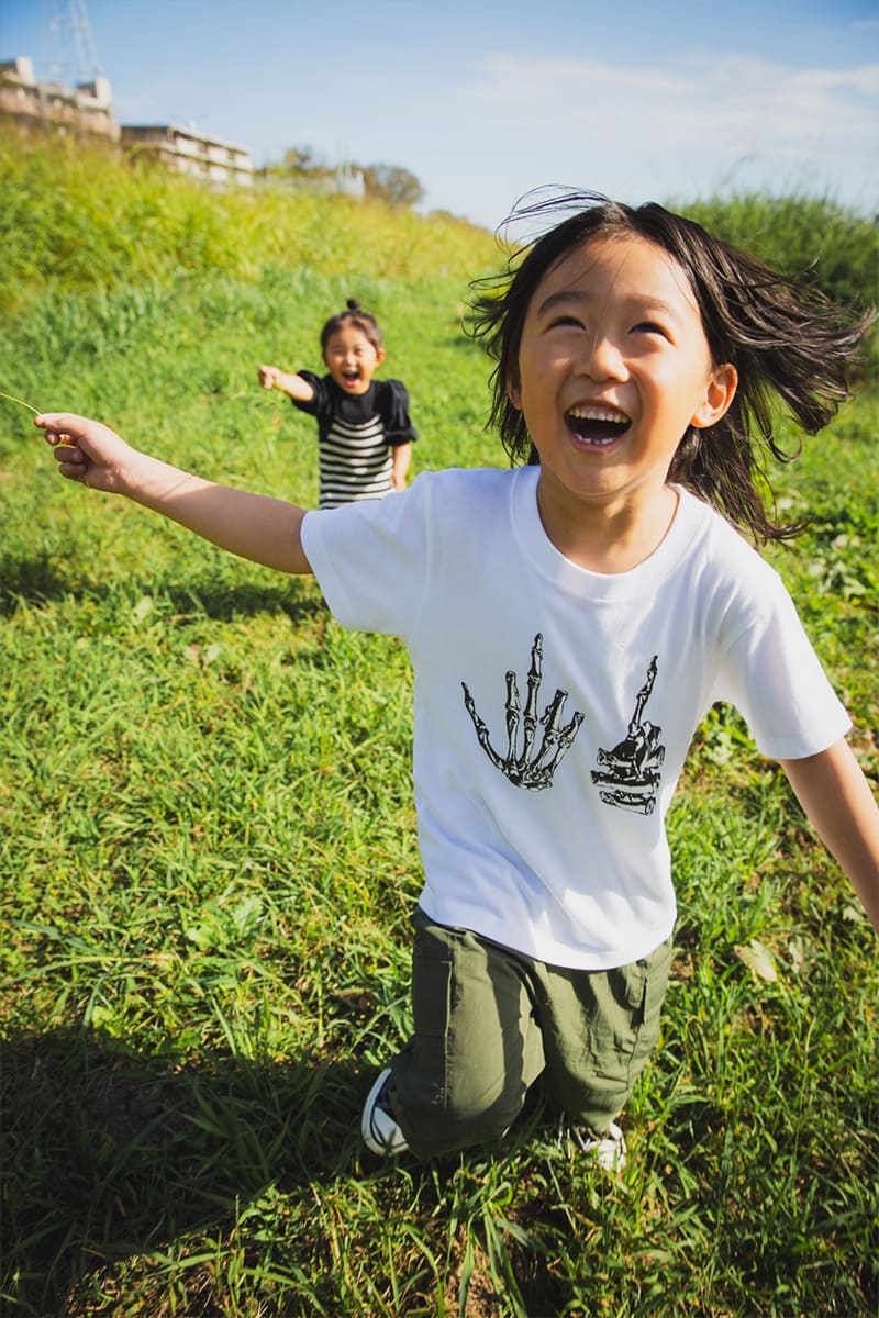 【KIDS】 F●CKIN F●CK PRINT  SHORT SLEEVE TEE - WHITE