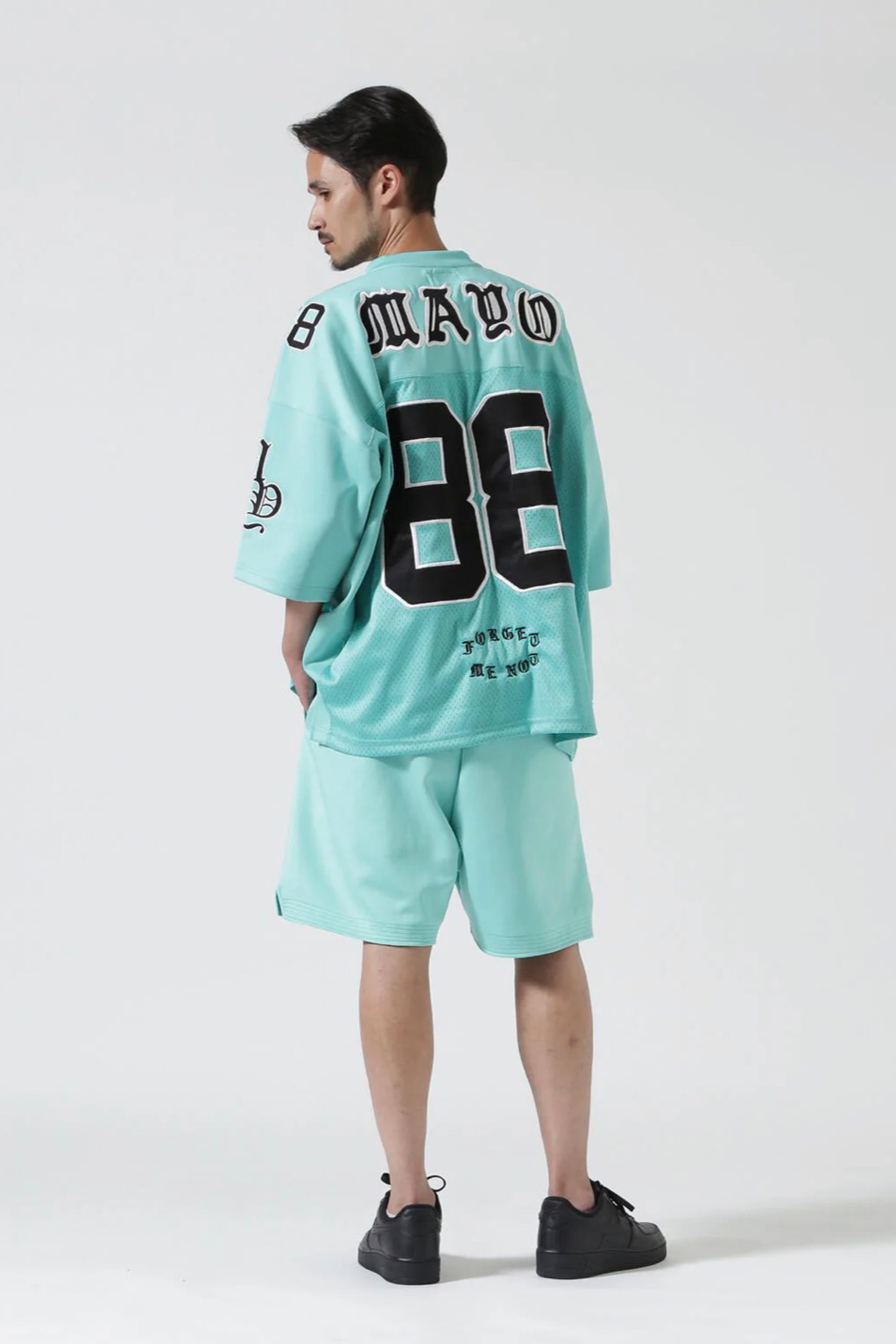 MAYO MESSAGE EMBROIDERY GAME SHORT SLEEVE SHIRT