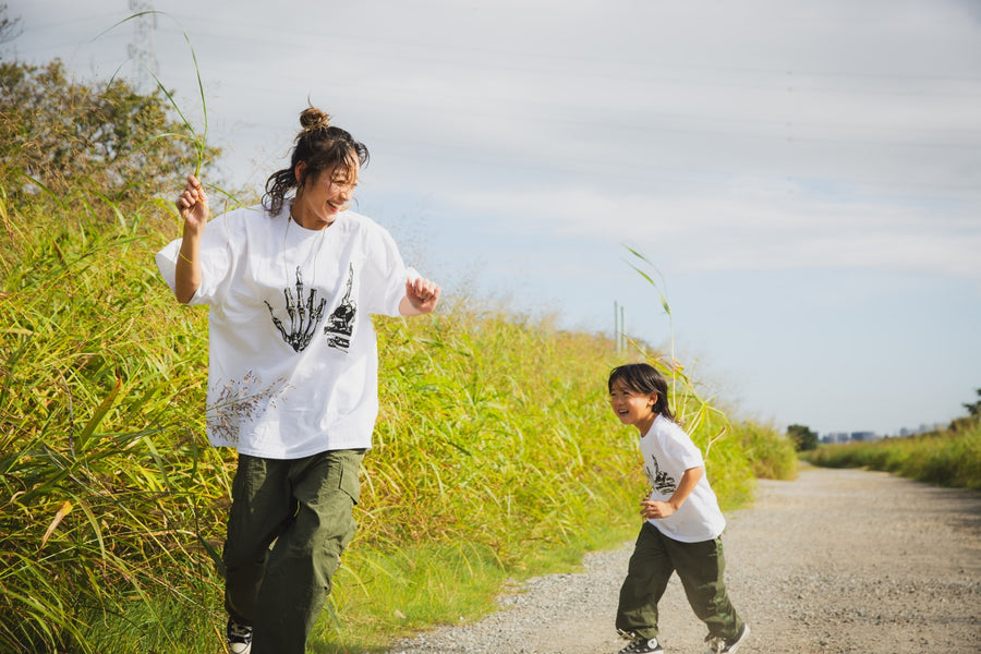 【KIDS】 F●CKIN F●CK PRINT  SHORT SLEEVE TEE - WHITE