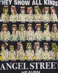 ANGEL STREET PRINT SLEEVELESS TEE