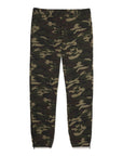 Forget me not Camo embroidery Lounge pants - GREEN