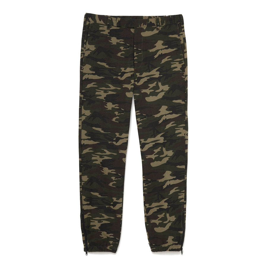 Forget me not Camo embroidery Lounge pants - GREEN