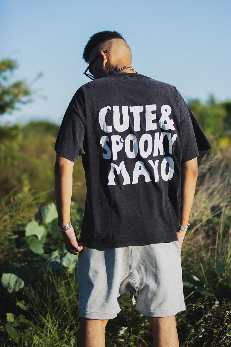 CUTE &amp; SPOOKY PRINT SHORT SLEEVE TEE