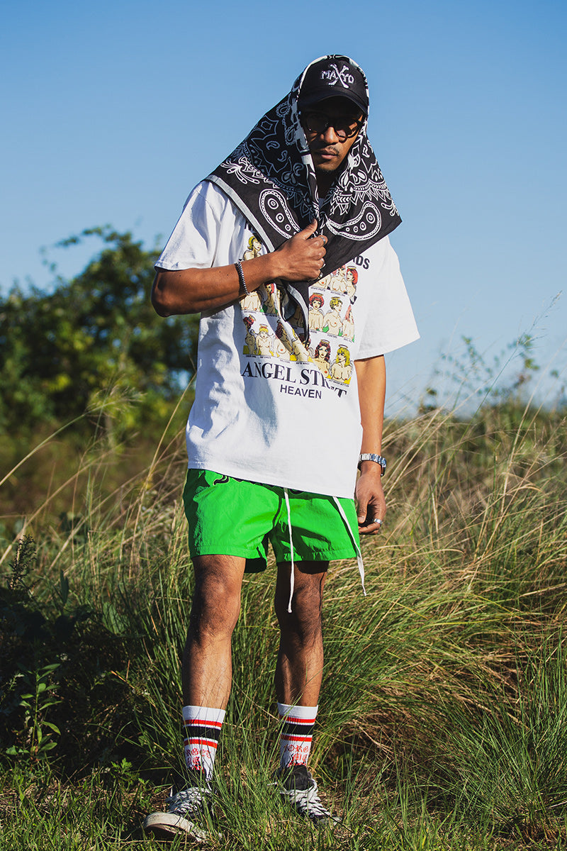 ANGEL STREET PRINT SHORT SLEEVE TEE