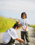 【KIDS】 F●CKIN F●CK PRINT  SHORT SLEEVE TEE - WHITE