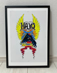 MAYO graphic art with frame - A4 size - 001