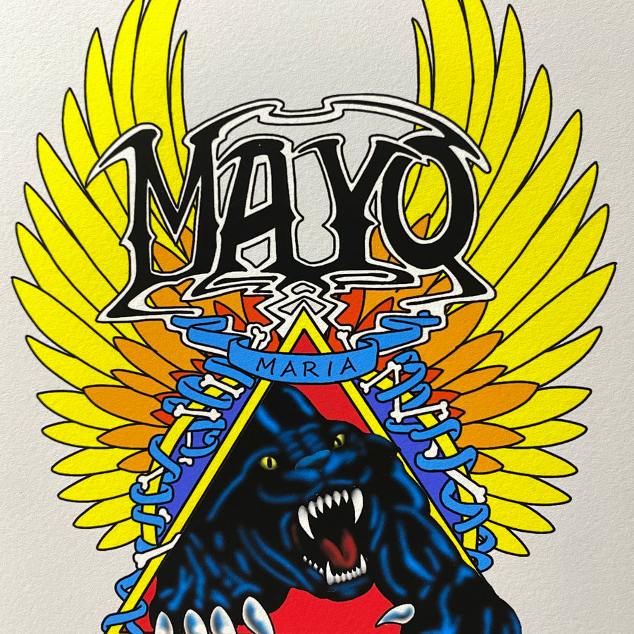 MAYO graphic art with frame - A4 size - 001