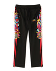 MAYO CHAOS EMBROIDERY Track Pants - BLACK