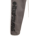 MAYO JESUS Embroidery Side Snap Lounge pants - GRAY