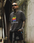 Fuckintosh Short Sleeve Tee - FADE BLACK