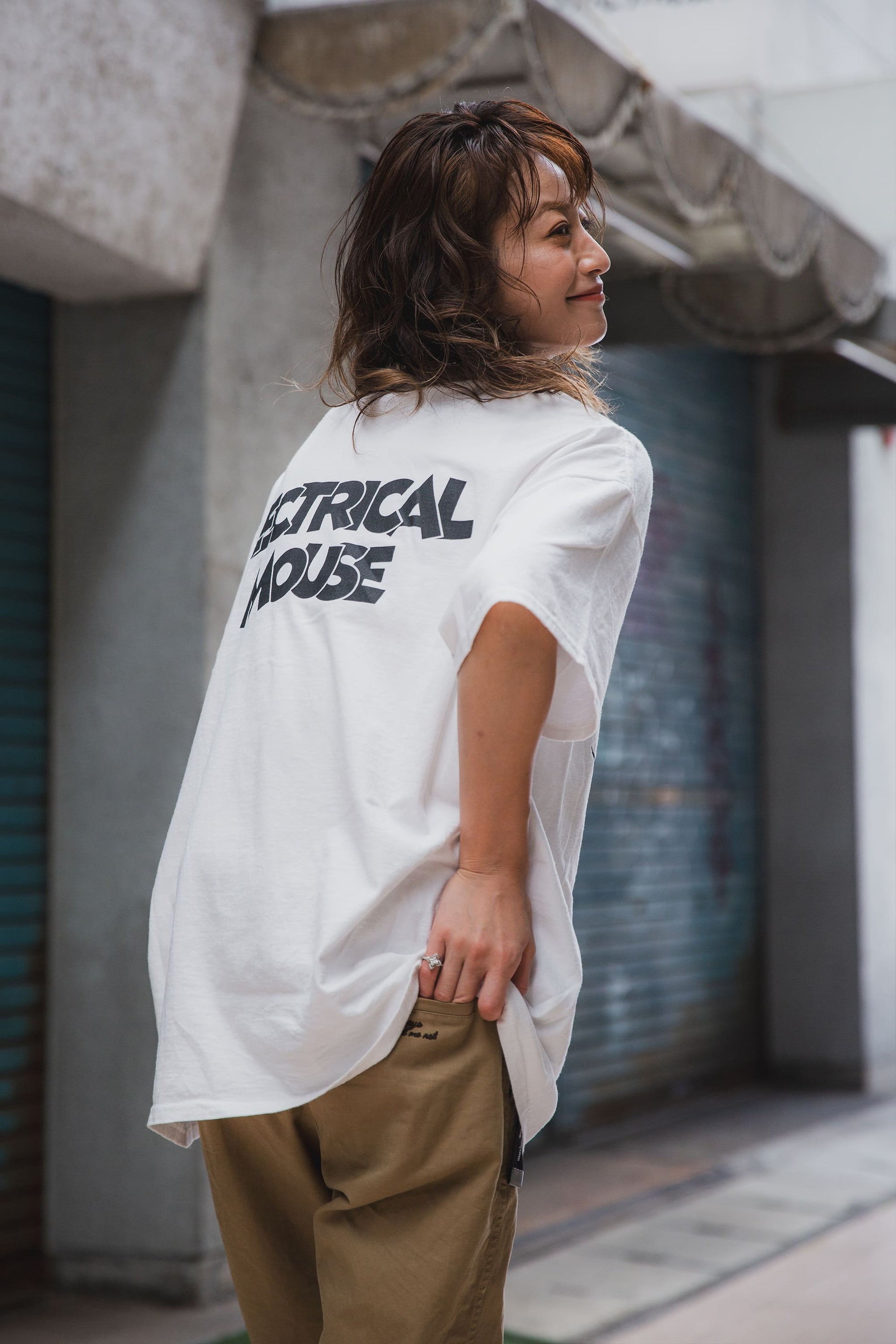 ELECTRICAL MOUSE PRINT SHORT SLEEVE TEE