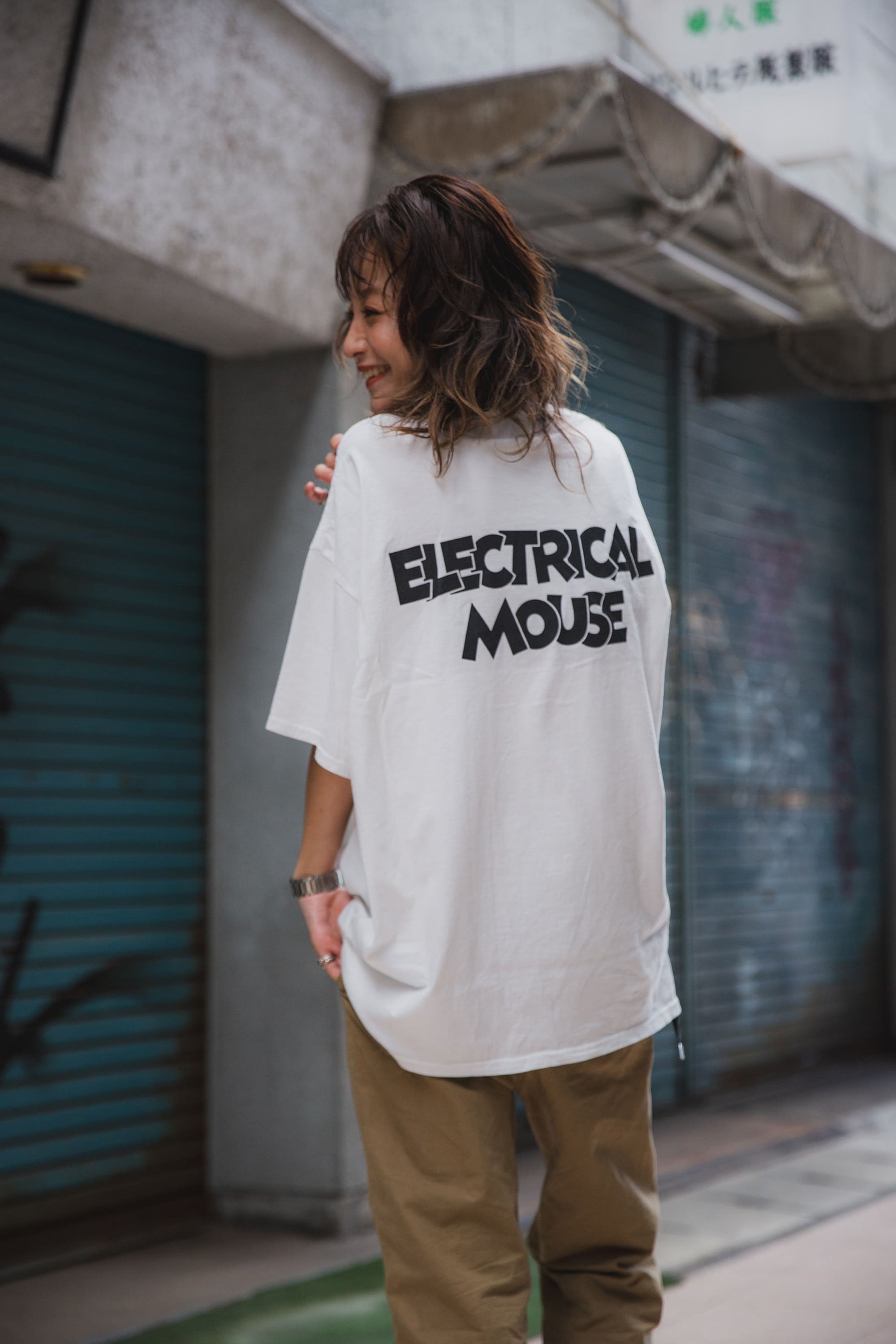 ELECTRICAL MOUSE PRINT SHORT SLEEVE TEE