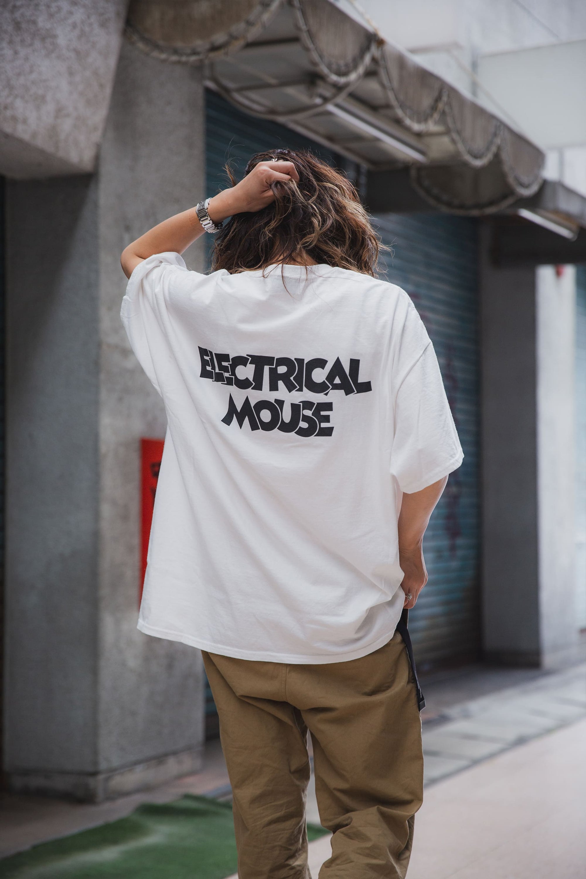 ELECTRICAL MOUSE PRINT SHORT SLEEVE TEE