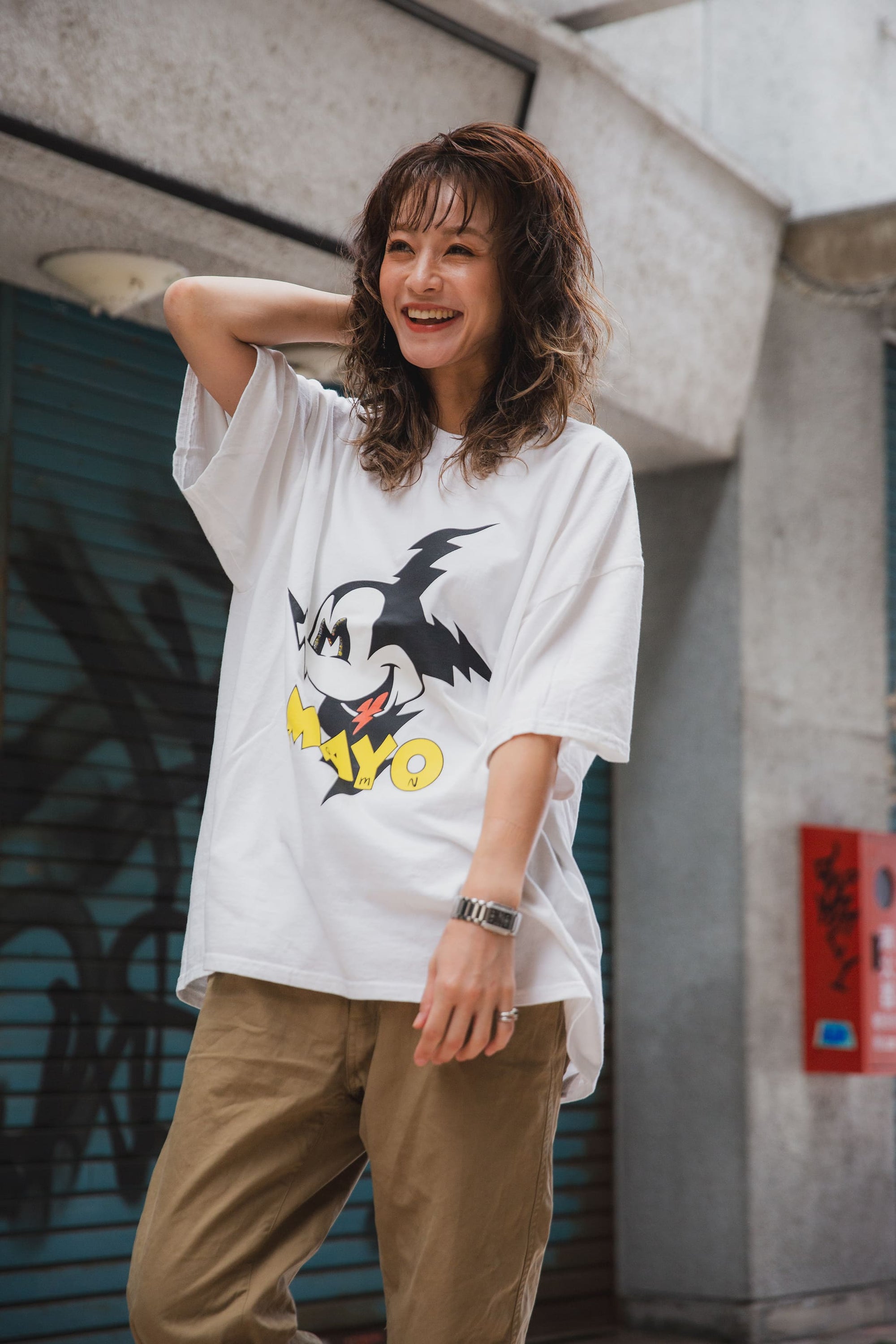 ELECTRICAL MOUSE PRINT SHORT SLEEVE TEE
