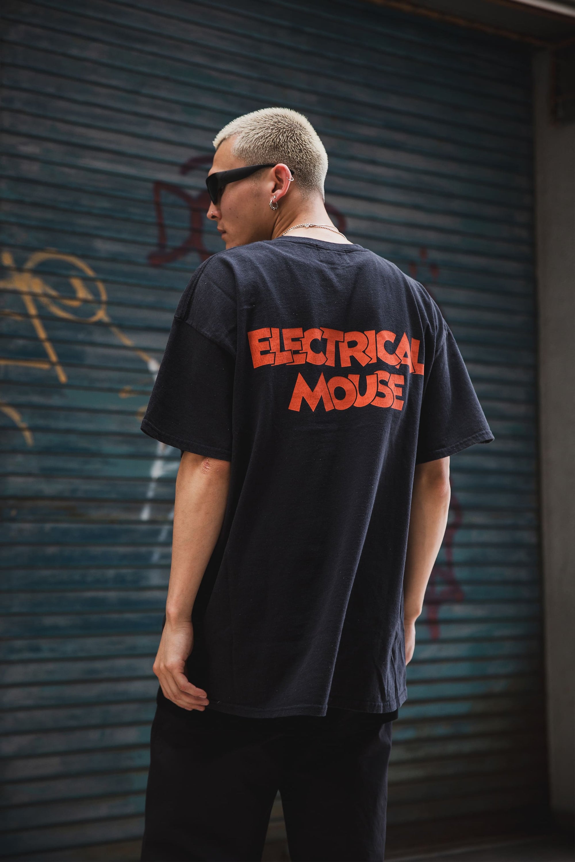 ELECTRICAL MOUSE PRINT SHORT SLEEVE TEE