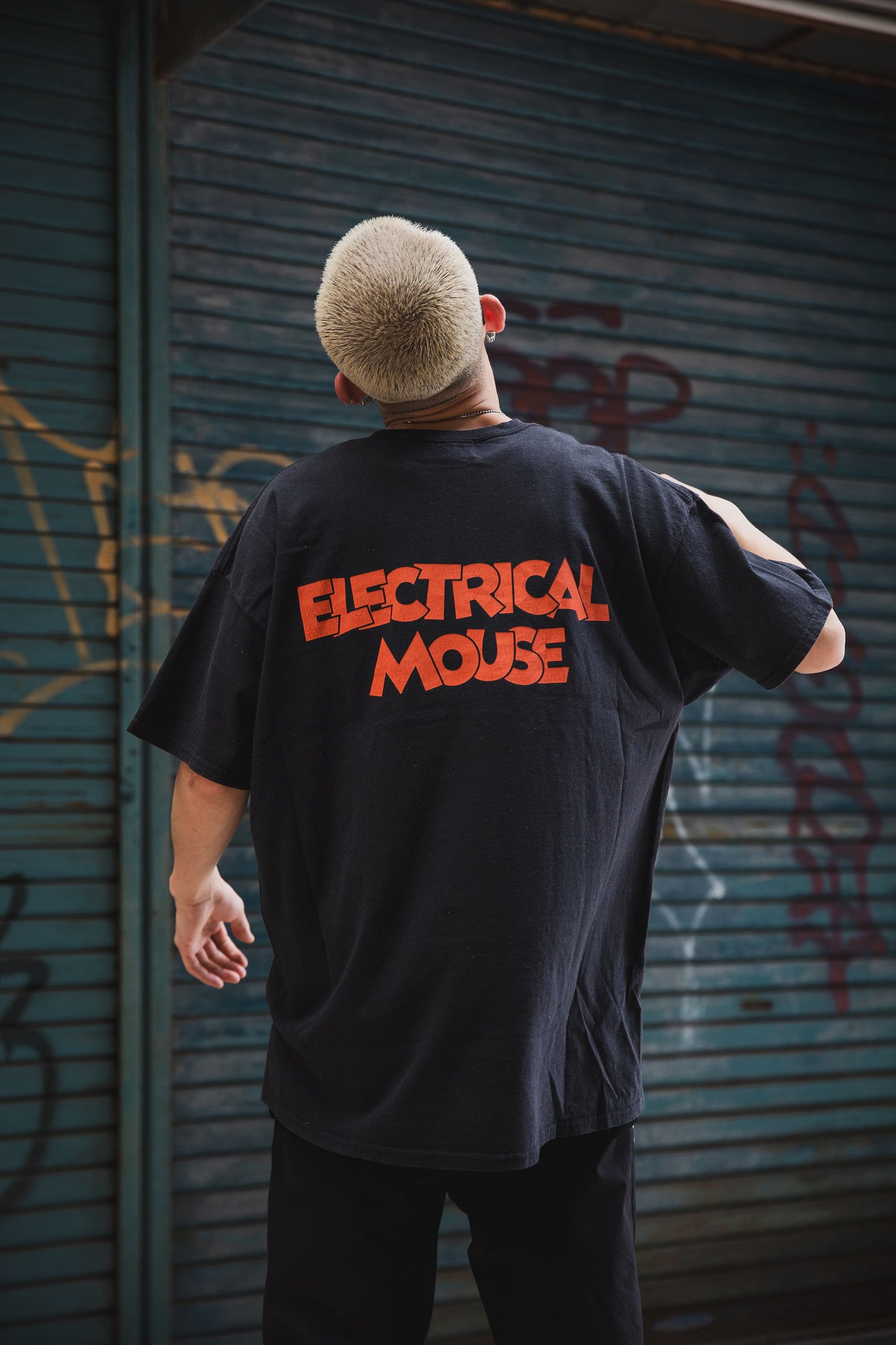 ELECTRICAL MOUSE PRINT SHORT SLEEVE TEE