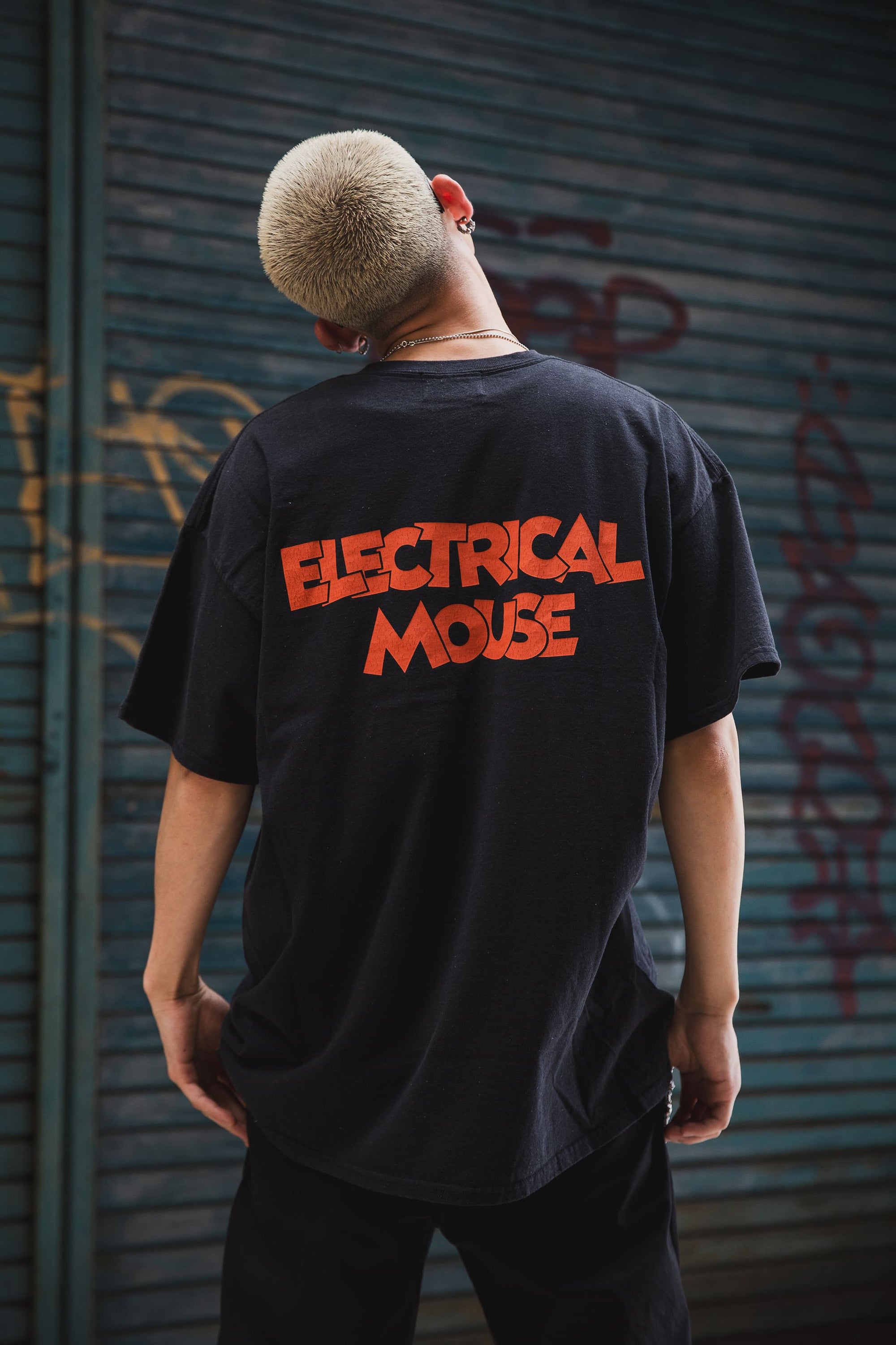 ELECTRICAL MOUSE PRINT SHORT SLEEVE TEE