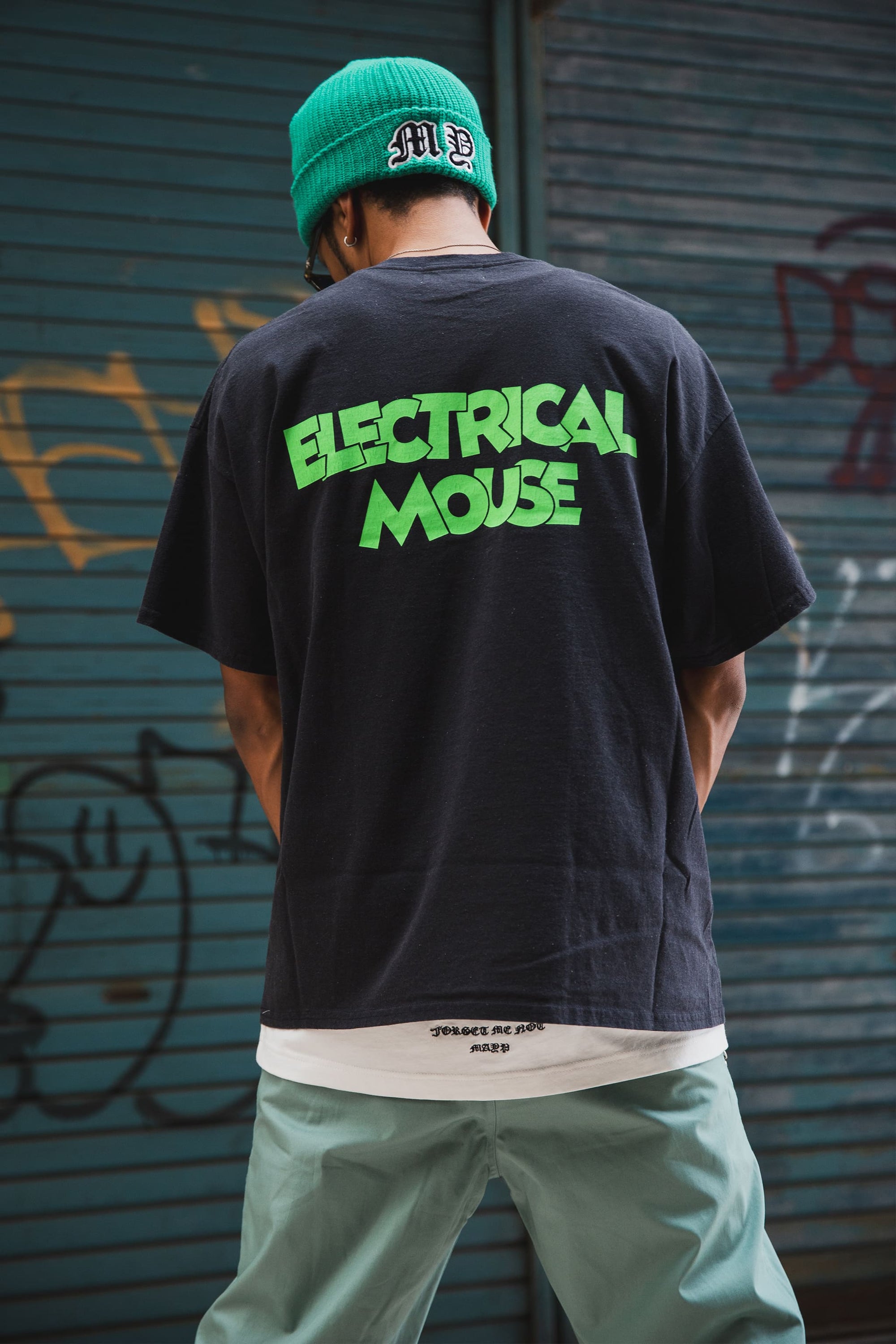 ELECTRICAL MOUSE PRINT SHORT SLEEVE TEE