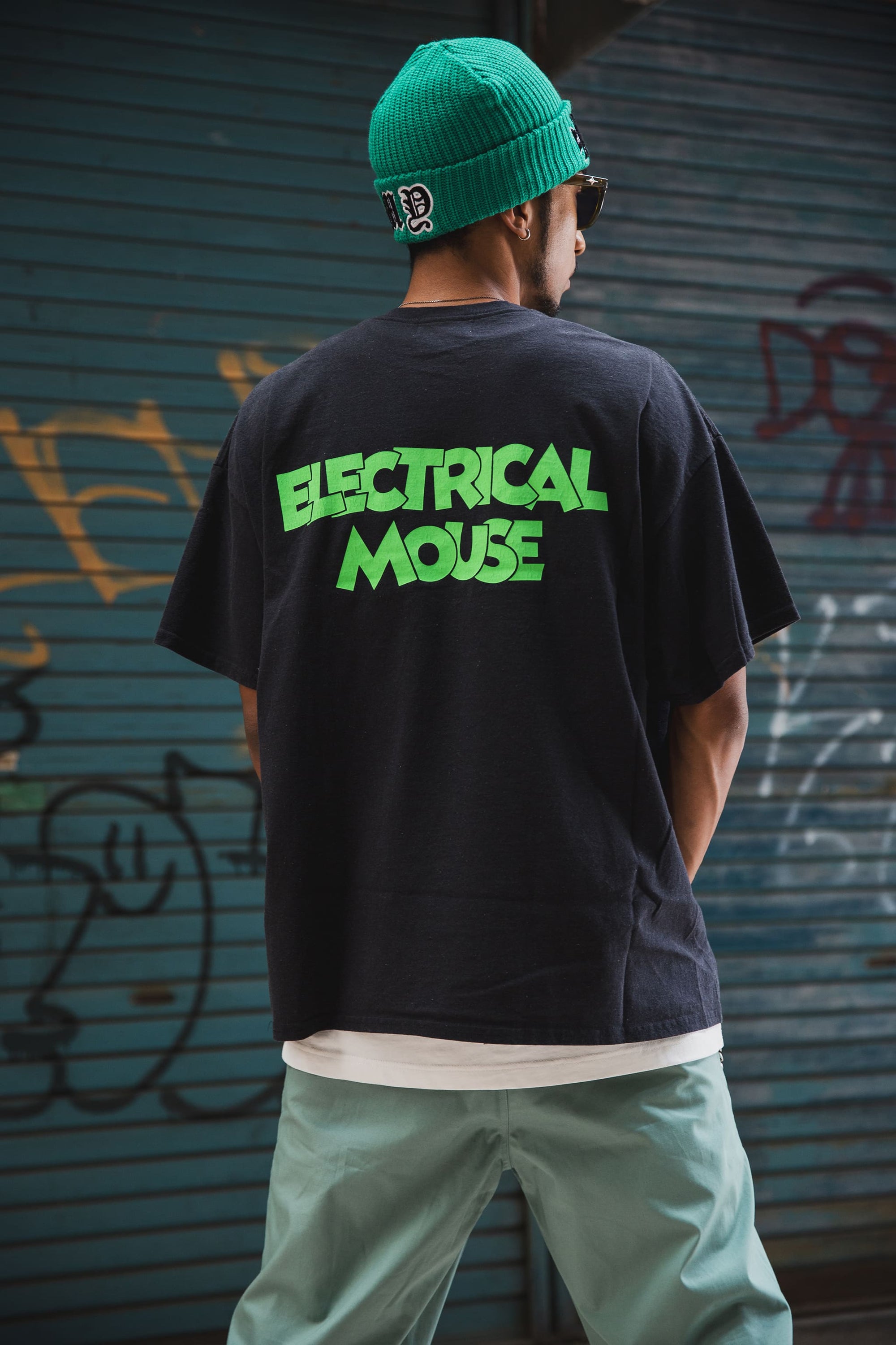 ELECTRICAL MOUSE PRINT SHORT SLEEVE TEE