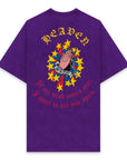 MAYO Praying Hands PRINT Short Sleeve Tee - FADE PURPLE