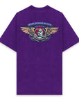 FORGET ME NOT JESUS PRINT Short Sleeve Tee - FADE PURPLE