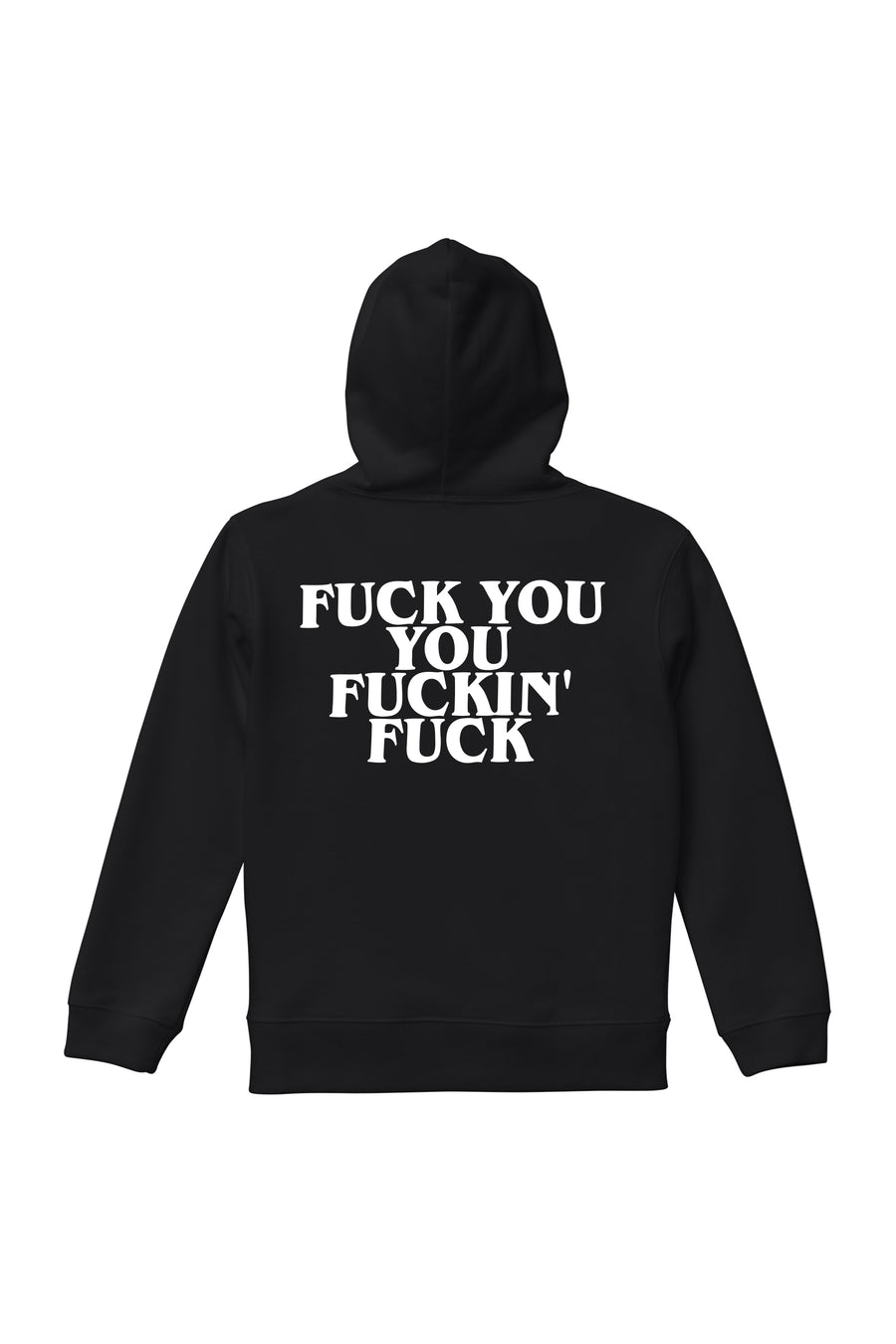 【KIDS】 F●CKIN F●CK PRINT  HOODIE - BLACK