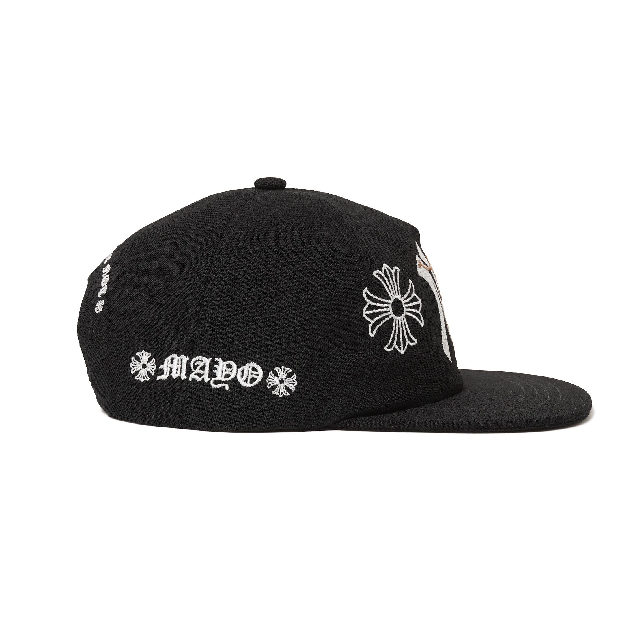 帽子 MAYO JESUS EMBROIDERY CAP MAYO | Embroidery Maria Shirt Jacket - BLACK