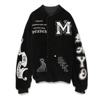 MAYO | Arm embroidery reversible souvenir JKT GRAY