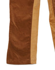 Forget me not embroidery LOUNGE PANTS - BROWN