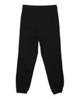 Forget me not embroidery SWEAT PANTS - BLACK