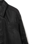 Stairway to heaven embroidery COACH JACKET- BLACK