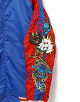 Arm embroidery reversible souvenir JKT BLUE